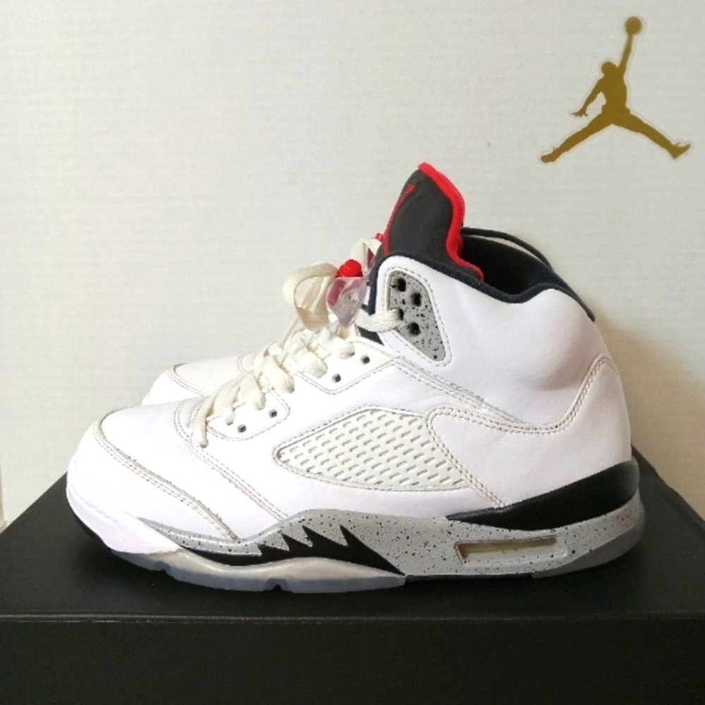 Jordan 5 Retro "White Cement" Size 8.5 (2017)